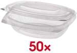 Papstar Einweg-Salatschalen &raquo;pure&laquo; 500 ml, 50 St&uuml;ck transparent,...