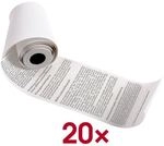 EXACOMPTA 20er-Pack Thermo-Kassenrollen &raquo;Lastschrift&laquo; 57 mm / 9 m - 55 g/m&sup2;...