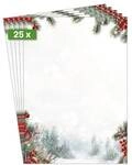 Sigel Weihnachts-Motiv-Papier &raquo;Scandinavian Snow&laquo; blanko A4 25 Blatt