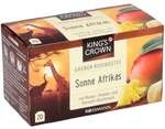 Kings Crown Gr&uuml;ner Rooibostee &raquo;Sonne Afrikas&laquo; Tassenportion, 20 St&uuml;ck...
