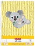 Herlitz Spiralblock &raquo;Cute Animals - Koala&laquo; A4 Lin. 27 gelb