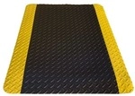 Miltex Arbeitsplatzmatte 90 x 60 cm &raquo;YOGA DOME ULTRA&laquo; mit Signalstreifen schwarz,