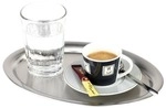 APS Serviertablett &raquo;KAFFEEHAUS&laquo; 20 x 14,5 cm silber, 20x0.5x14.5 cm