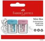 Faber-Castell (Schule) 2er-Set Einfachspitzdose &raquo;Mini Box&laquo; silber, 2.5x4x2.5...