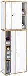 VCM Morgenthaler Schiebet&uuml;renschrank &raquo;Salia&laquo; 5 OH mittel wei&szlig;, 60x183x32 cm