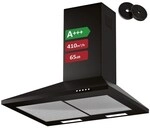 Levivo Dunstabzugshaube 60 cm 410 m&sup3;/h schwarz