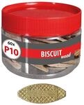 TOX Flachd&uuml;bel &raquo;BISCUIT WOOD P10&laquo; 60 St&uuml;ck braun