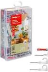 fischer D&uuml;bel- und Schrauben-Sortiment &raquo;easyDIY Box Outdoor EasyHook rostfrei&laquo; 128