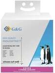 G&G Papier-Etiketten &raquo;ersetzt Brother DK-11209&laquo; 29 x 62 mm - 800 St&uuml;ck wei&szlig;