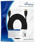 MediaRange HDMI-Kabel Anschlusskabel HDMI A schwarz 10,0 m schwarz
