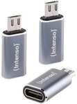 Intenso USB-Adapter C480M USB-C auf microUSB 0,48 Gbit/sek 3 St&uuml;ck