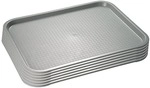 APS Serviertablett 35 x 27 cm grau grau, 35x2x27 cm