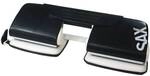 SAX Doppellocher &raquo;300&laquo; 15 Blatt schwarz schwarz, 29.5x5.2x9 cm