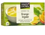 Kings Crown Gr&uuml;ntee-Mischung &raquo;Orange-Ingwer&laquo; 20 St&uuml;ck Tassenportion ohne Kuvert