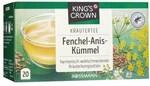 Kings Crown Kr&auml;utertee &raquo;Fenchel-Anis-K&uuml;mmel&laquo; Tassenportion, 20 St&uuml;ck