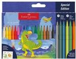 Faber-Castell (Schule) 18 + 6 Filzstifte &raquo;Dino Edition&laquo; mehrfarbig