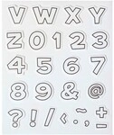 HEYDA Motivstempel-Set &raquo;Buchstabe & Zahlen&laquo;