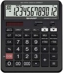 Sharp Taschenrechner &raquo;EL-CC12GP&laquo; schwarz, 19.8x3.2x15.8 cm