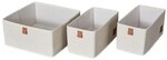 OTTO Office Aufbewahrungsk&ouml;rbe-Set &raquo;Premium&laquo; 3 St&uuml;ck beige, 15 cm