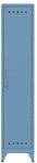Bisley Spind &raquo;FERN Locker&laquo; 1x1, Stahl, auf F&uuml;&szlig;en, 38 x 180 cm blau, 38x180 cm