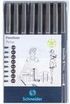 Schneider Fineliner-Set &raquo;Pictus&laquo; 0,05 - 0,9 mm 8 St&uuml;ck blau