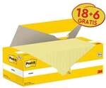 Post-it Super Sticky 18+6 Vorteilspack Haftnotizbl&ouml;cke&nbsp;&raquo;Notes&laquo; 76 x 127 mm