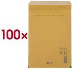 VP Luftpolster-Versandtaschen &raquo;G/17&laquo; 100 St&uuml;ck braun braun, 25x35 cm