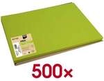 PROnappe Platzsets 500 St&uuml;ck gr&uuml;n, 40x30 cm