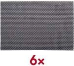 Zeller Platzset &raquo;Trend&laquo; 6 St&uuml;ck grau, 45x30 cm