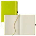 Lediberg Notizbuch &raquo;Tucson&laquo; kariert A4 lemongreen beige, 19x25 cm