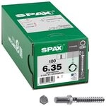 SPAX Betonschrauben &raquo;S-CSA+ Au&szlig;engewinde&laquo; 6 x 35 mm 100 St&uuml;ck
