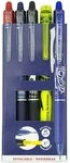 Pilot 4+1 Bonuspack Tintenroller und Textmarker &raquo;FriXion Clicker 0.7&laquo; rot