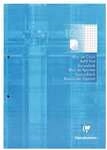Clairefontaine Kursusblock A4 mit Rand - 100 Blatt wei&szlig;