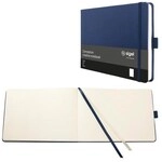 Sigel Notizbuch &raquo;Conceptum&laquo; blanko A5 quer 132 Seiten blau, 21.3x14.8 cm