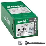 SPAX Betonschrauben &raquo;S-CSA+ Rundkopf (Panhead)&laquo; 6 x 45 mm 100 St&uuml;ck