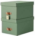 Leitz Archiv-Box &raquo;Puro&laquo; 27/37/20 cm 2 St&uuml;ck 17 L gr&uuml;n, 27x20x37 cm
