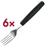 Victorinox 6er-Pack Tafelgabeln silber
