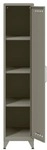 Bisley Garderobenschrank &raquo;FERN Locker&laquo; 3 Fachb&ouml;den grau, 38x180 cm