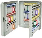 Alco Schl&uuml;sselkasten 40 Haken grau, 18x8 cm