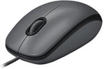 Logitech Kabelgebundene Maus &raquo;M100&laquo; schwarz, 6.2x3.8x11.3 cm