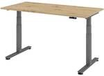 HAMMERBACHER Schreibtisch h&ouml;henverstellbar (elektrisch) &raquo;Alicante&laquo; 160 cm...