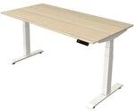 Kerkmann Schreibtisch h&ouml;henverstellbar (elektrisch) &raquo;Move 4&laquo; 160 cm T-Fu&szlig; braun,