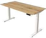 Kerkmann Schreibtisch h&ouml;henverstellbar (elektrisch) &raquo;Move 4&laquo; 160 cm T-Fu&szlig; braun,