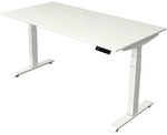 Kerkmann Schreibtisch h&ouml;henverstellbar (elektrisch) &raquo;Move 4&laquo; 160 cm T-Fu&szlig; wei&szlig;,