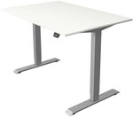 Kerkmann H&ouml;henverstellbarer Steh-Sitz-Tisch (elektrisch) &raquo;Move 1&laquo; 120 cm wei&szlig;,