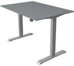 Kerkmann H&ouml;henverstellbarer Steh-Sitz-Tisch (elektrisch) &raquo;Move 1&laquo; 120 cm grau,