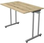 Kerkmann Schreibtisch &raquo;Smart Office&laquo; 100/60 cm C-Fu&szlig; braun, 100x75x60 cm
