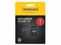 microSDHC-Speicherkarte »Intenso Class10 4GB«, Intenso, 1.1x1.5x0.1 cm