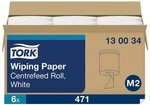 Tork Putztuchrollen &raquo;Premium&laquo; M2 1-lagig 6 Rollen wei&szlig;, 19.5 cm