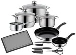 WMF Kochgeschirr-Set Diadem Plus 10-tlg. silber